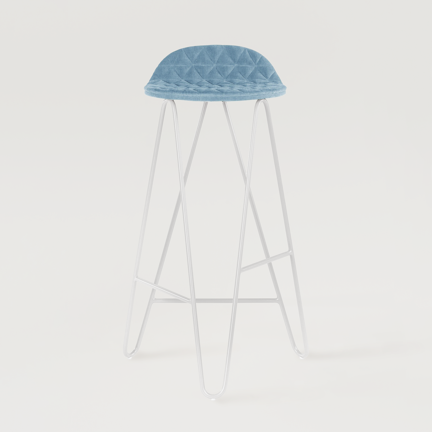 Bar stool Mannequin Bar 02 High - Light Blue