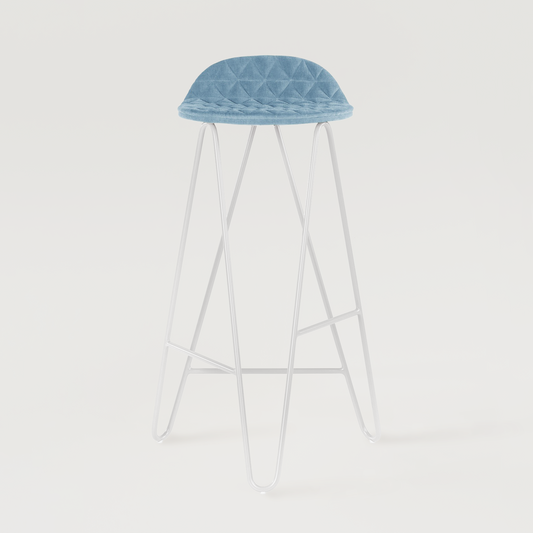 Bar stool Mannequin Bar 02 High - Light Blue