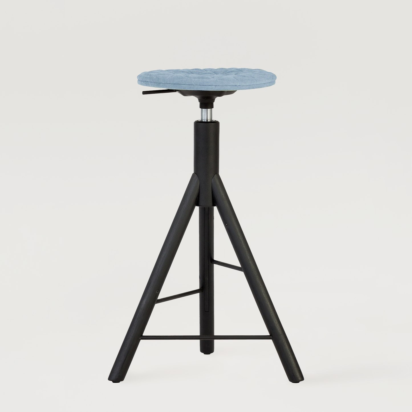 Bar stool Mannequin Bar 01 black - Light Blue