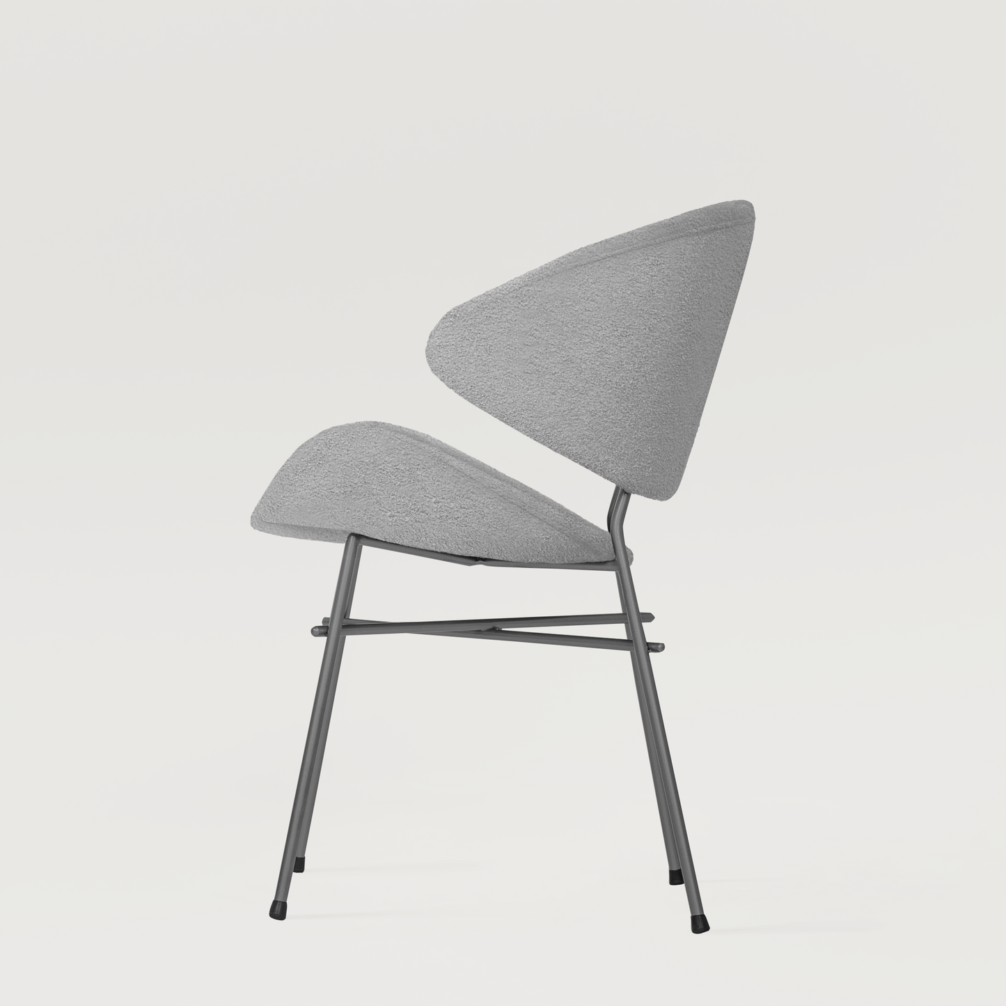 Chair Cheri Boucle - Light Grey