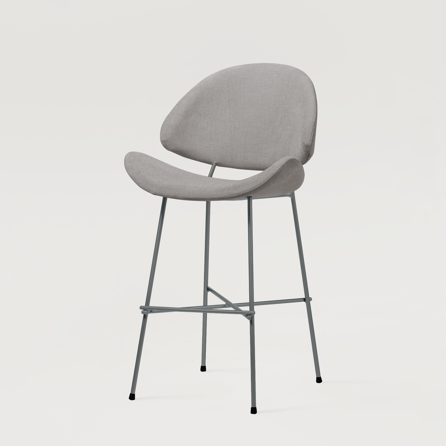 Bar stool Cheri Bar Trend Low - Light Grey