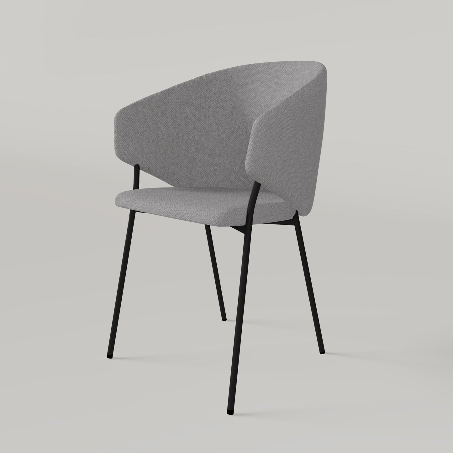 Chair Throne Alvaro - Light Grey