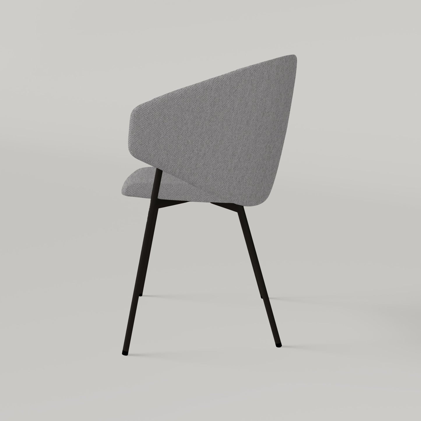 Chair Throne Alvaro - Light Grey
