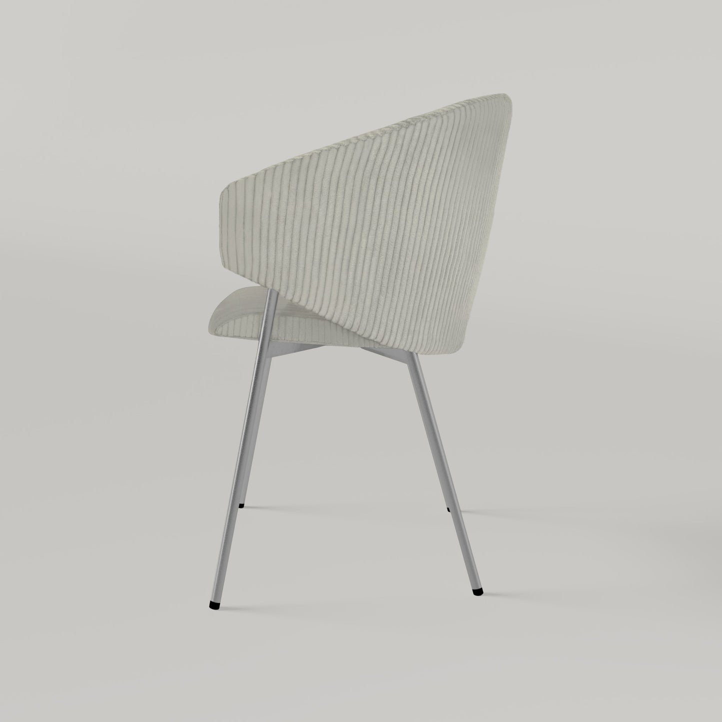 Chair Throne Cord Chrome - Light Grey