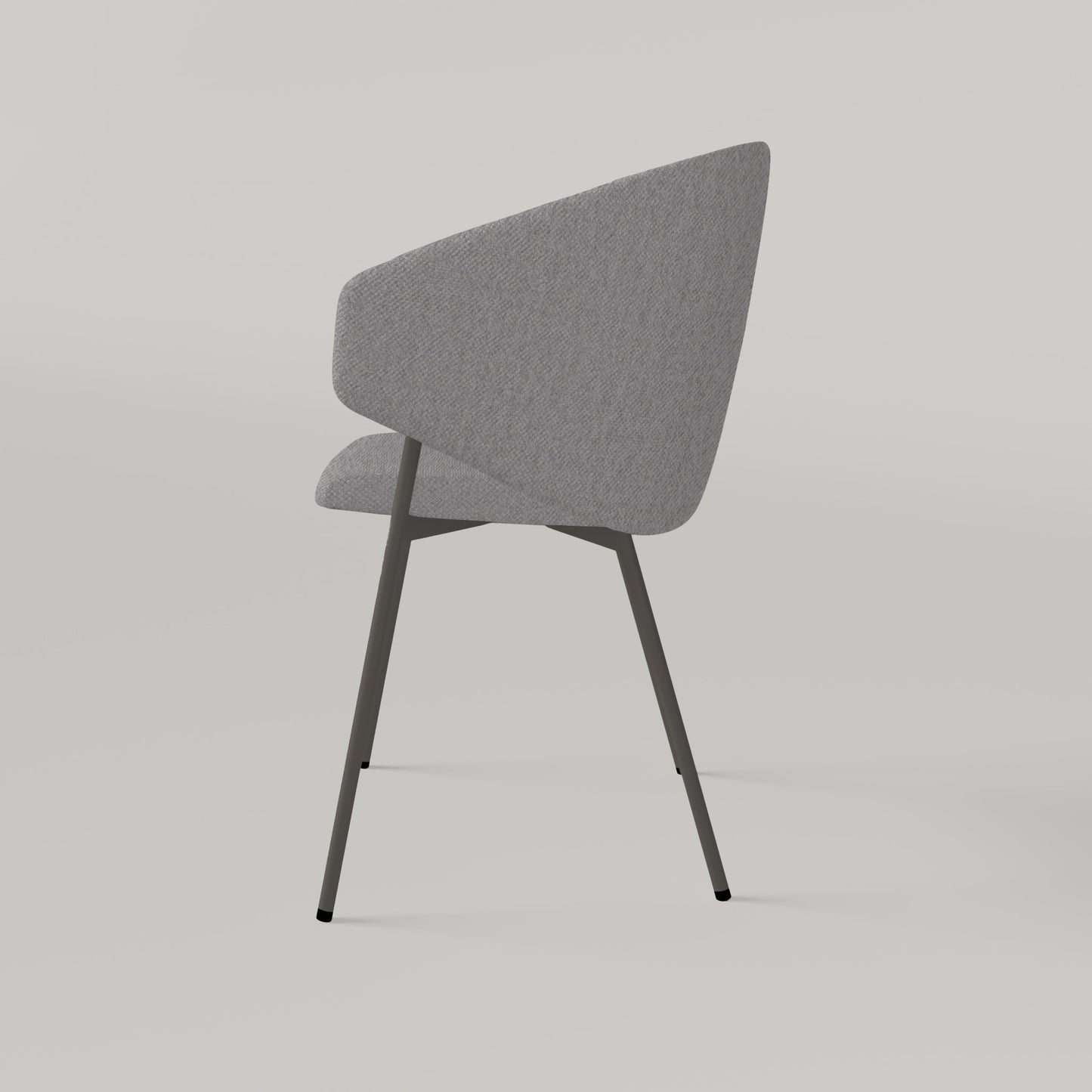 Chair Throne Alvaro Grey - Light Grey