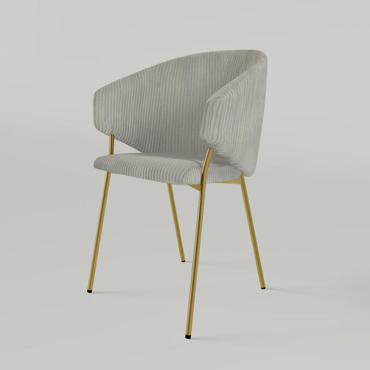Chair Throne Cord Gold - Light Grey