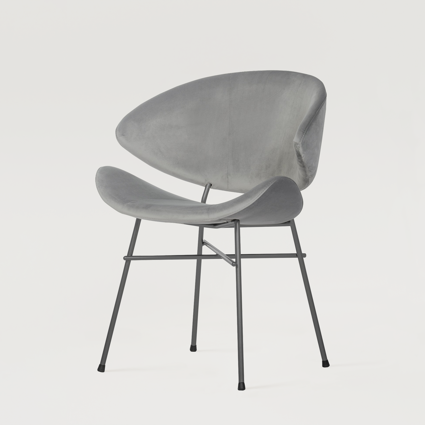 Chair Cheri Velours - Light Grey