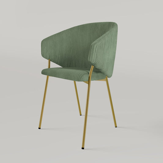 Chair Throne Cord Gold - Light Green