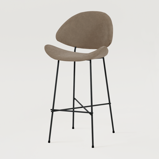 Bar stool Cheri Bar Trend High - Coffee