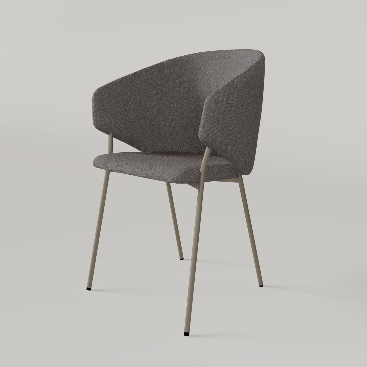 Chair Throne Alvaro Bronze - Coffee
