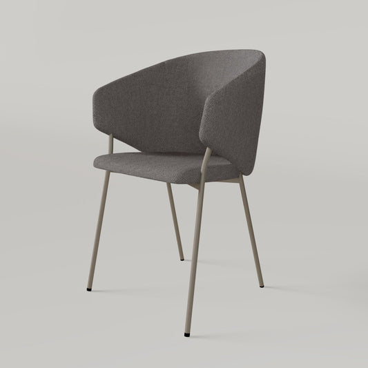 Chair Throne Alvaro Bronze - Coffee