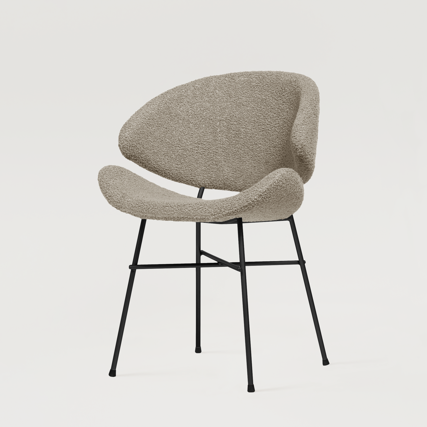 Chair Cheri Boucle - Coffee