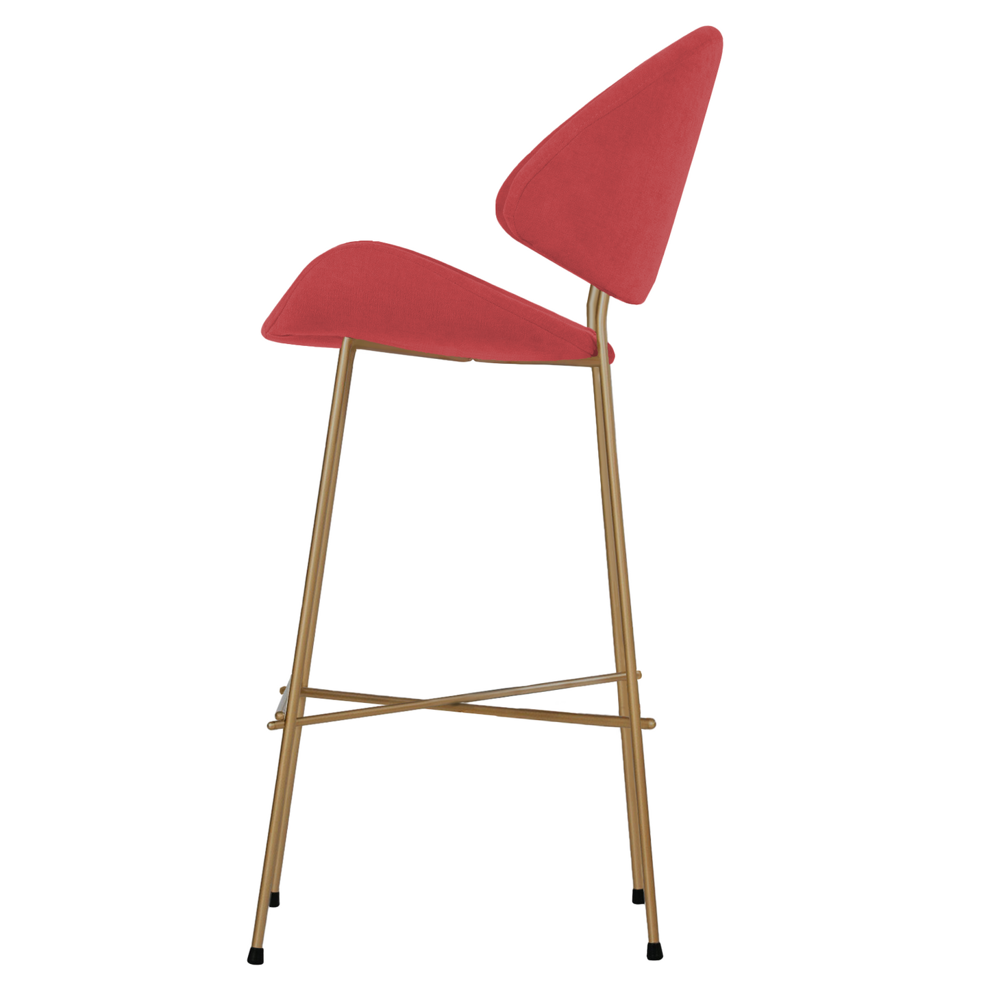 Bar stool Cheri Bar Trend Copper High - Coral