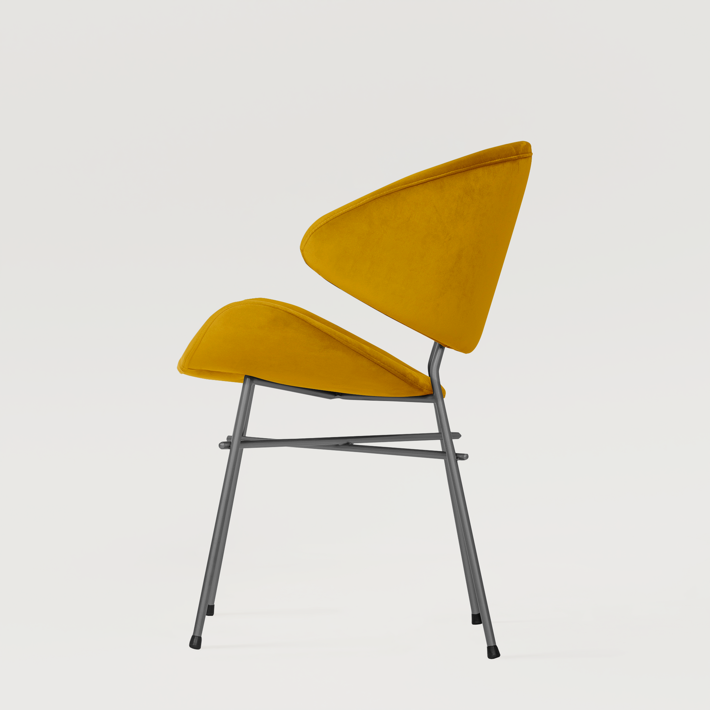 Chair Cheri Velours - Mustard