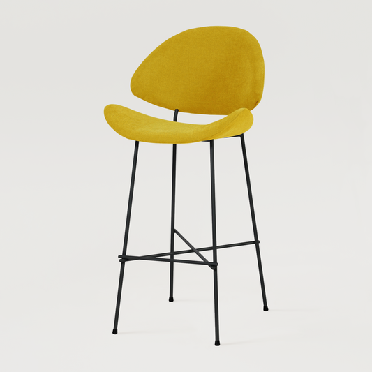 Bar stool Cheri Bar Trend High - Mustard