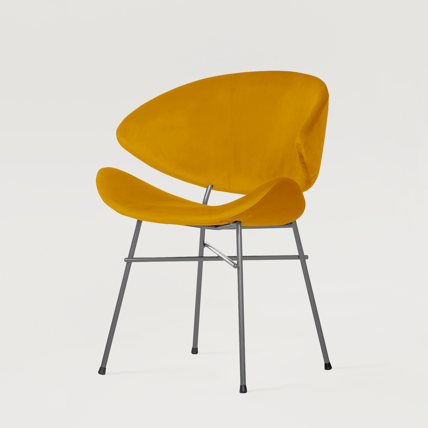 Chair Cheri Velours - Mustard