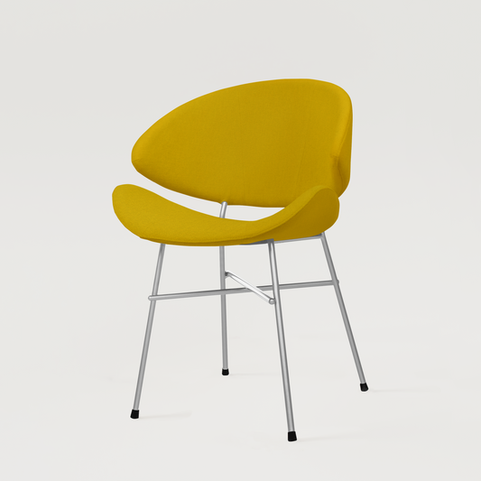 Chair Cheri Trend Chrome - Mustard