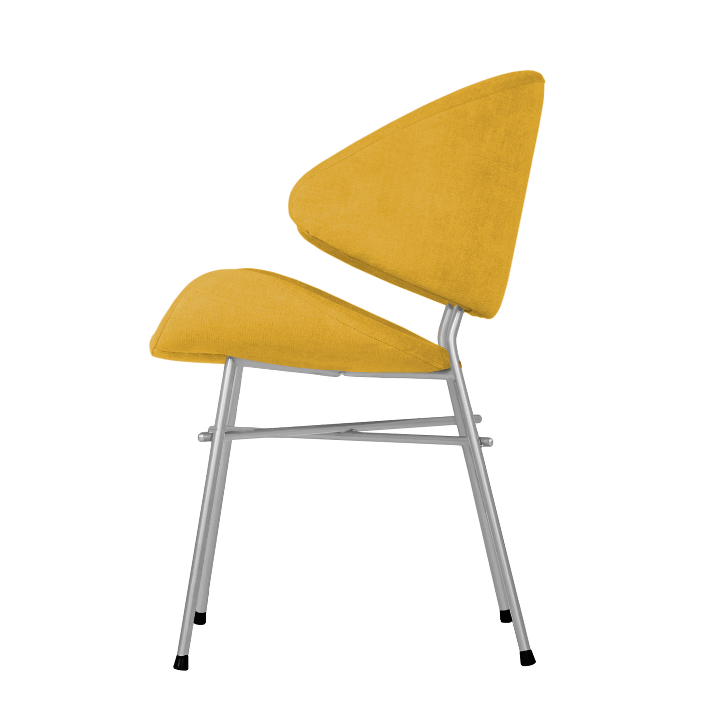 Chair Cheri Trend Chrome - Mustard