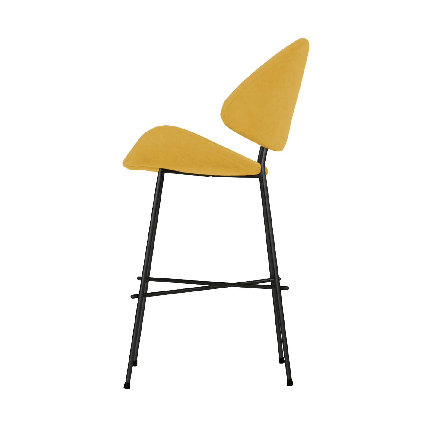 Bar stool Cheri Bar Trend Low - Mustard