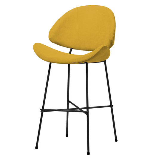 Bar stool Cheri Bar Trend Low - Mustard