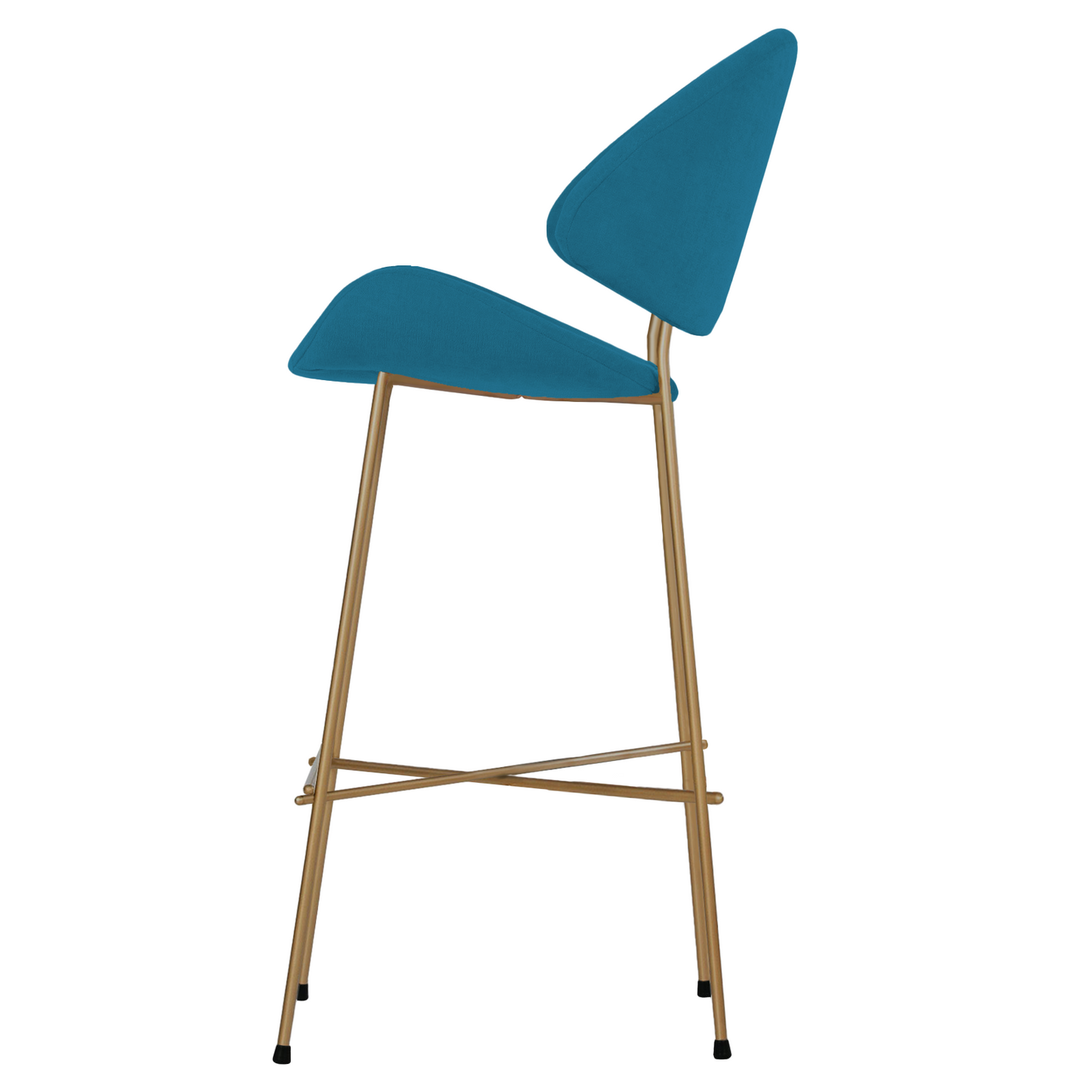 Bar stool Cheri Bar Trend Copper High - Navy Blue