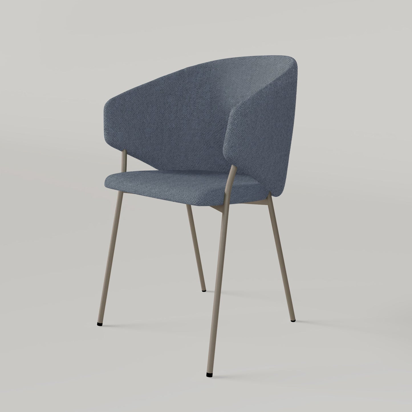 Chair Throne Alvaro Bronze - Blue