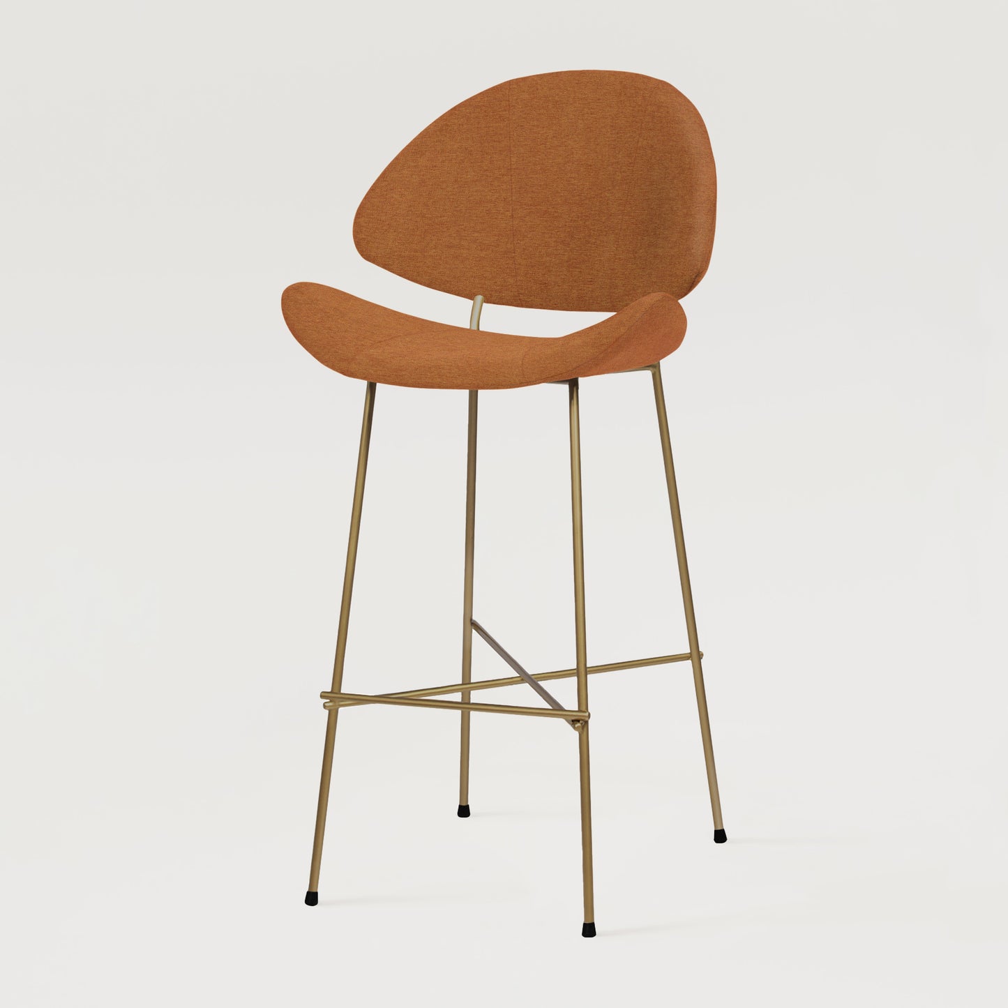 Bar stool Cheri Bar Maero Copper High - Rust