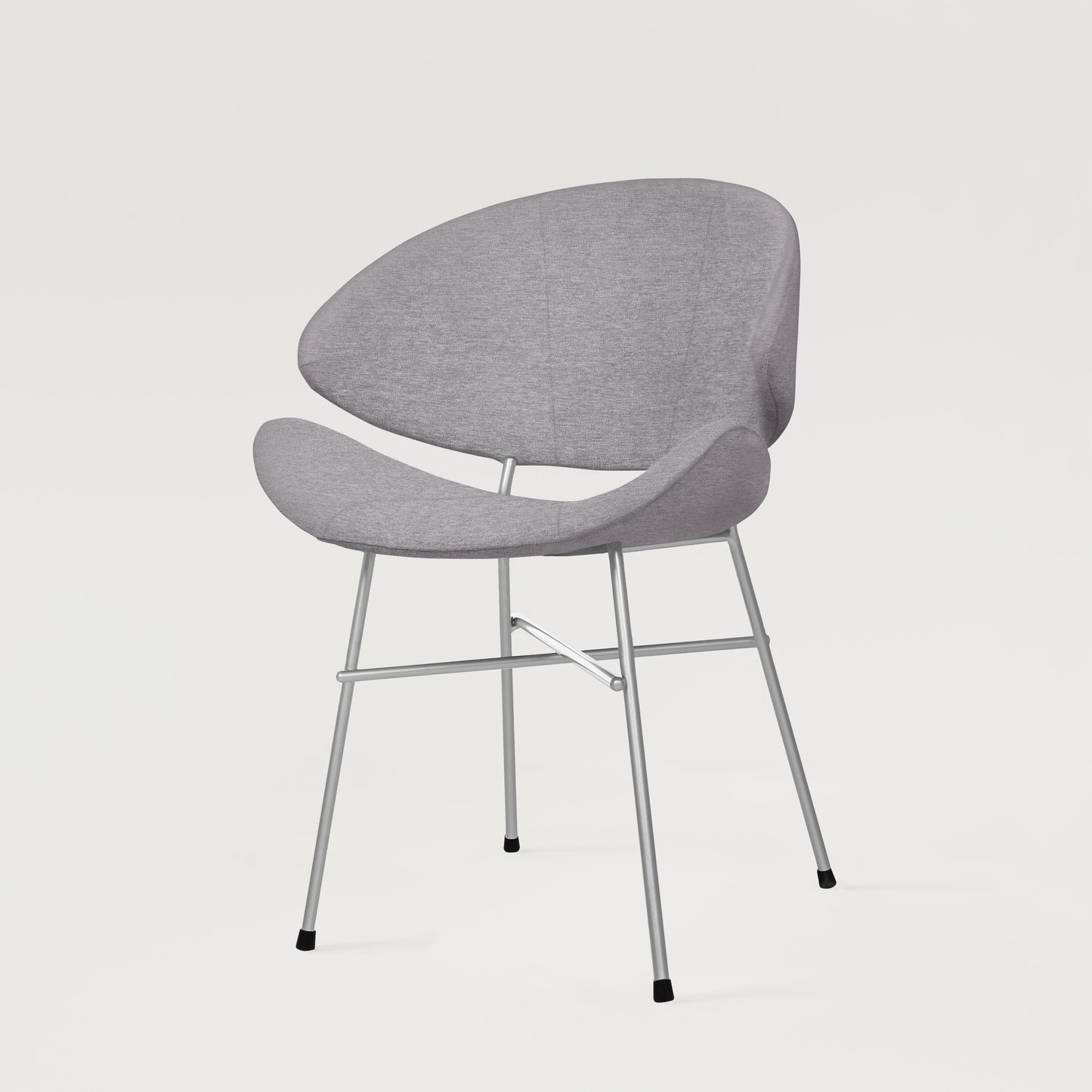 Chair Cheri Maero Chrome - Jasnoszare