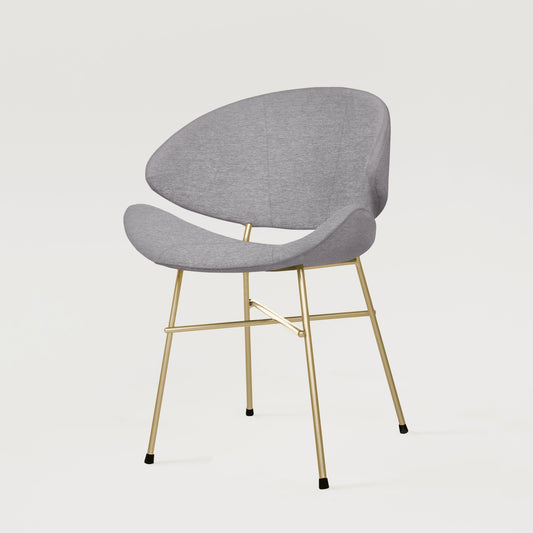 Chair Cheri Maero Gold - Jasnoszare