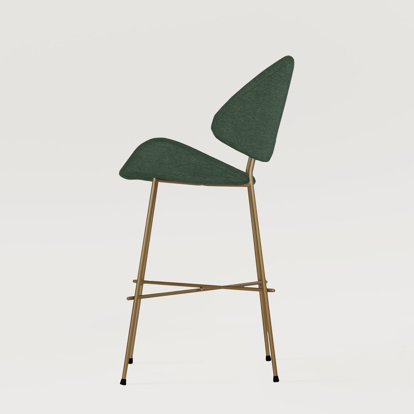 Bar stool Cheri Bar Maero Copper Low - Sea Green