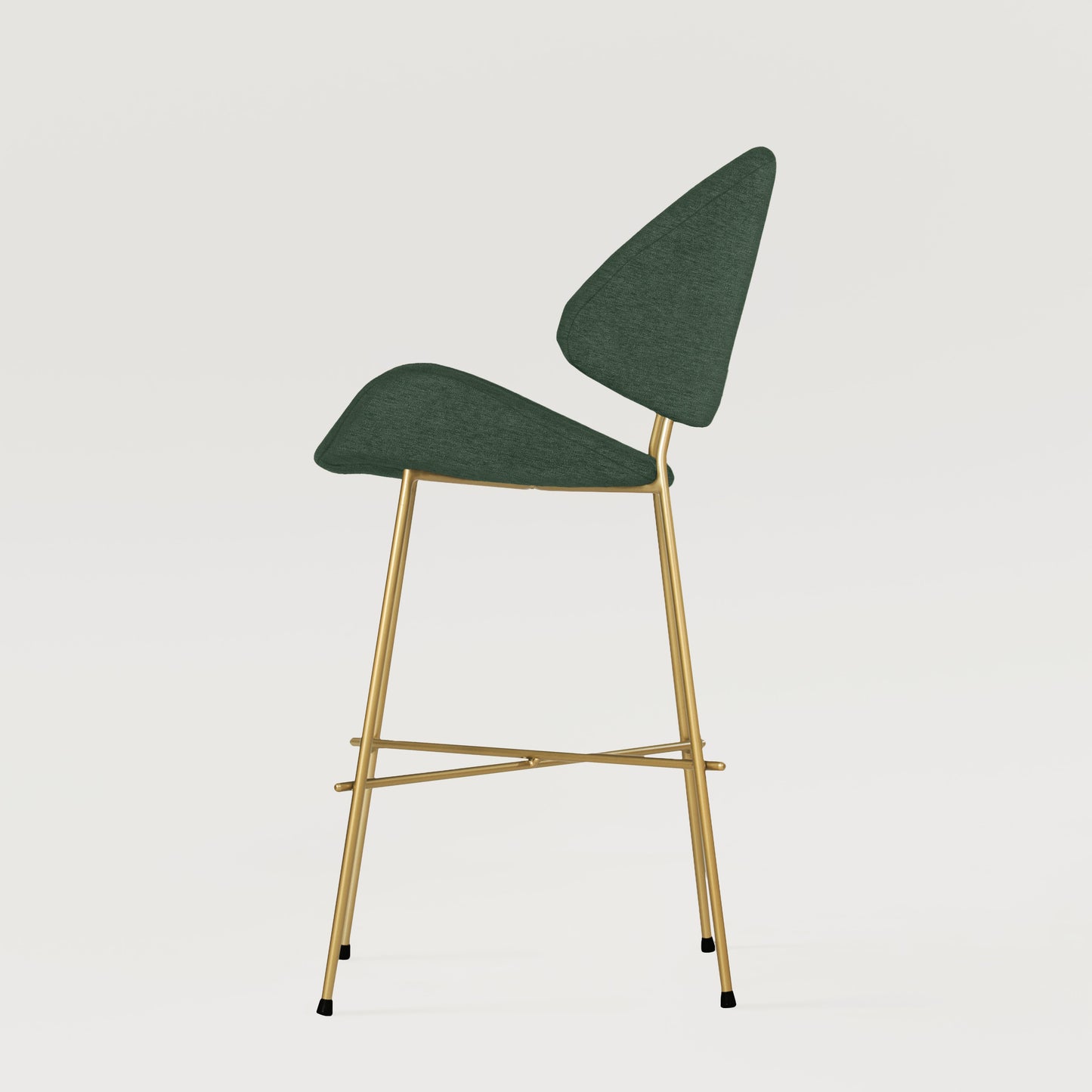 Bar stool Cheri Bar Maero Gold Low - Sea Green