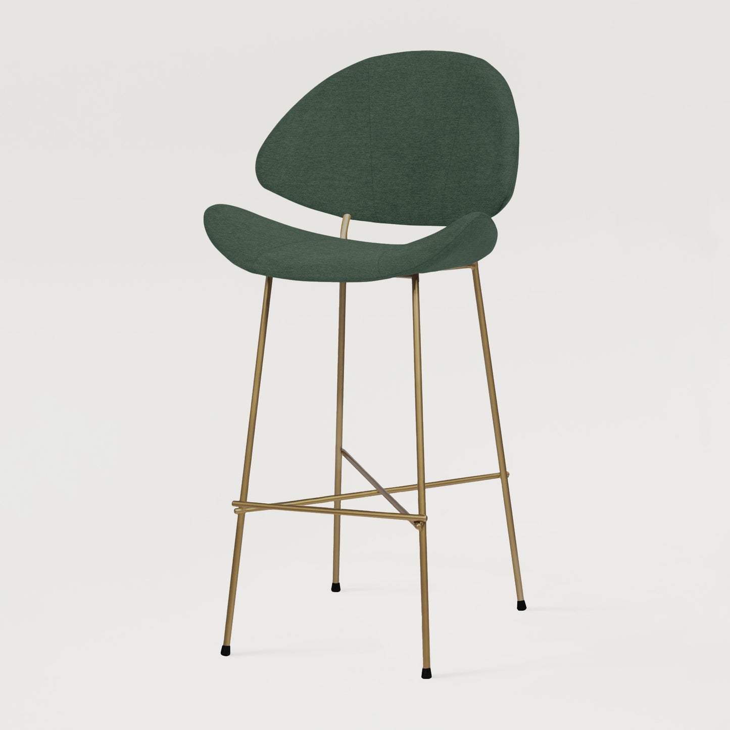 Bar stool Cheri Bar Maero Copper High - Sea Green