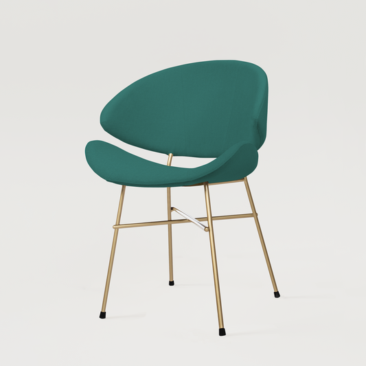 Chair Cheri Trend Gold - Turquoise