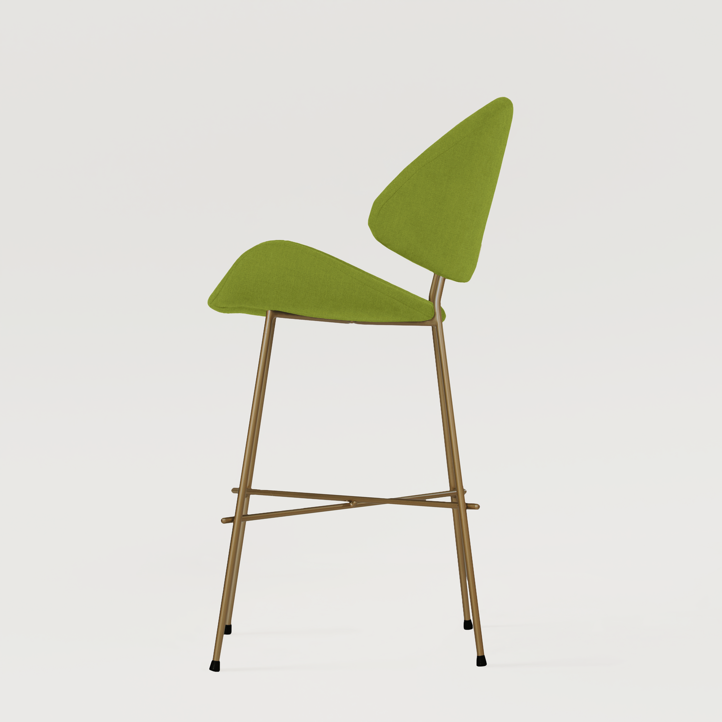 Bar stool Cheri Bar Trend Copper Low - Green