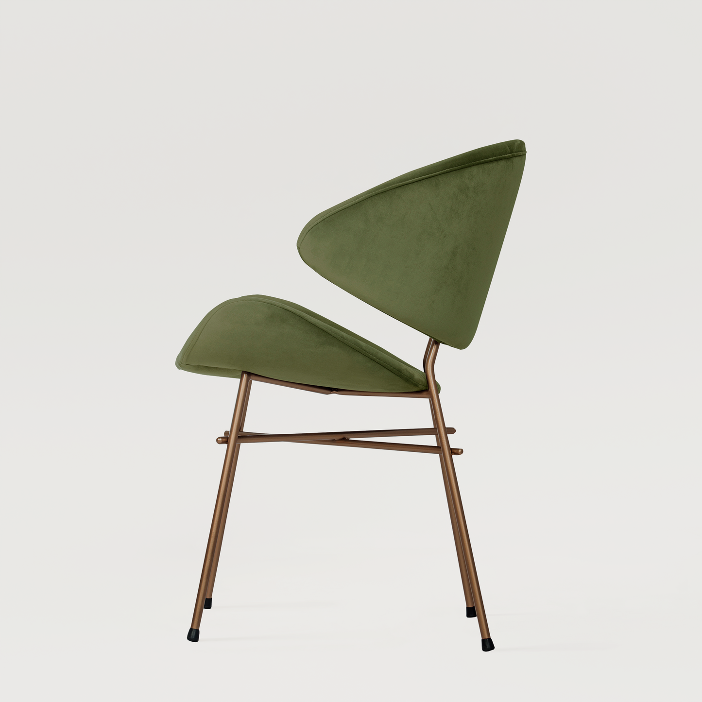 Chair Cheri Velours Copper - Green