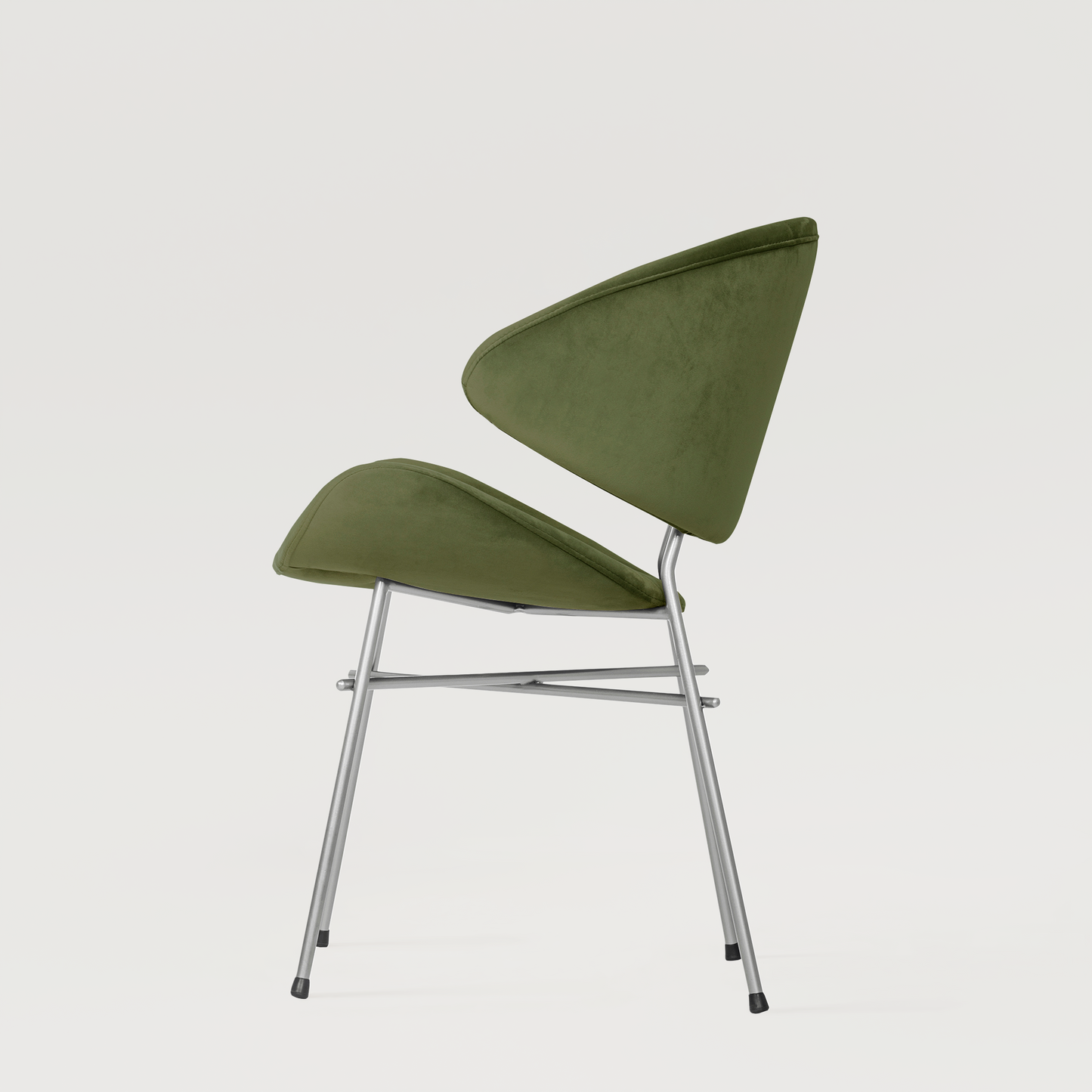 Chair Cheri Velours Chrome - Green