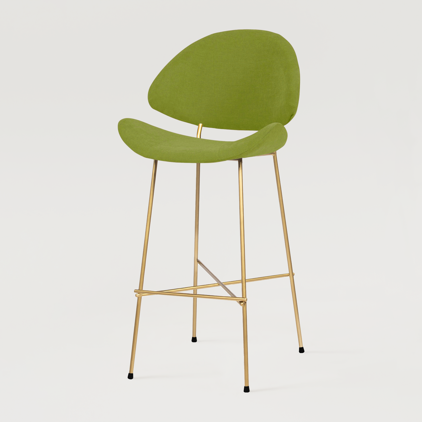 Bar stool Cheri Bar Trend Gold High - Green