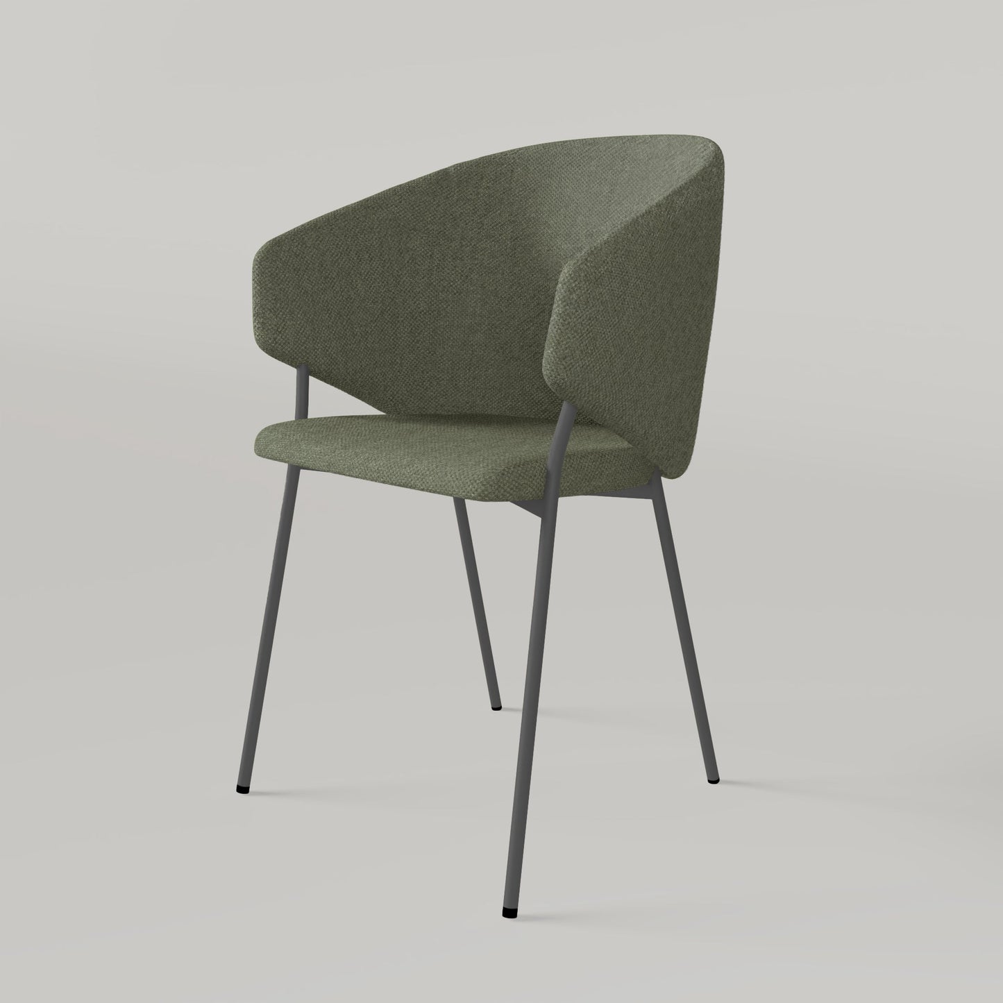 Chair Throne Alvaro Grey - Green