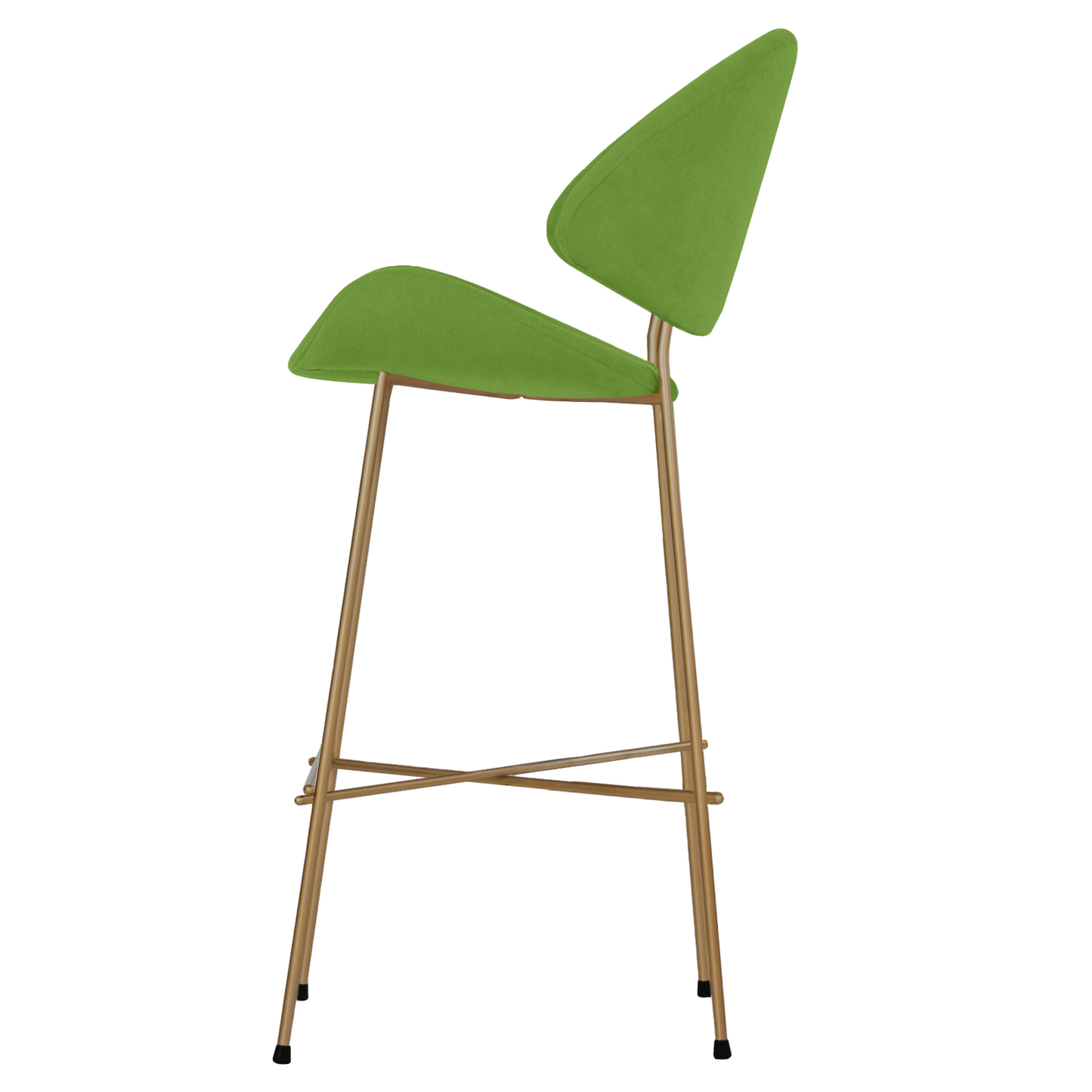 Bar stool Cheri Bar Trend Copper High - Green