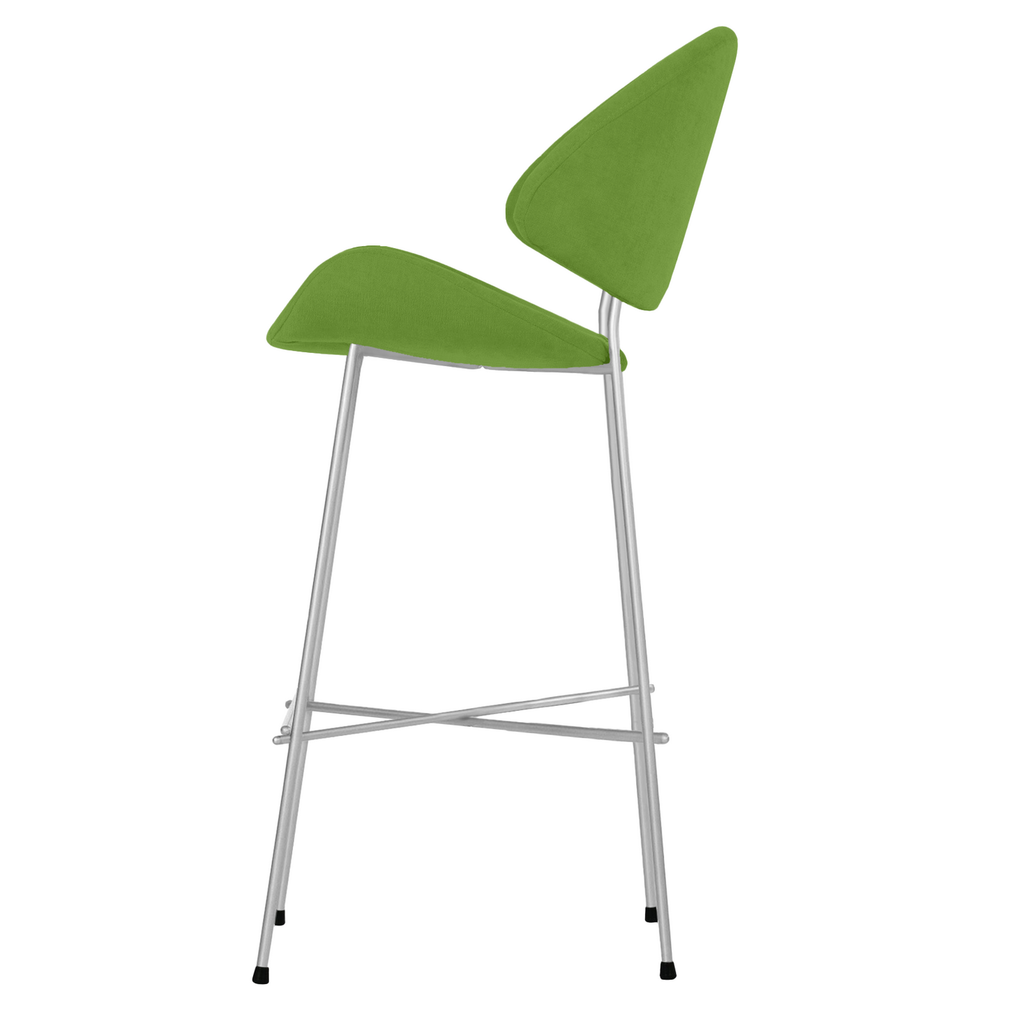 Bar stool Cheri Bar Trend Chrome High - Green