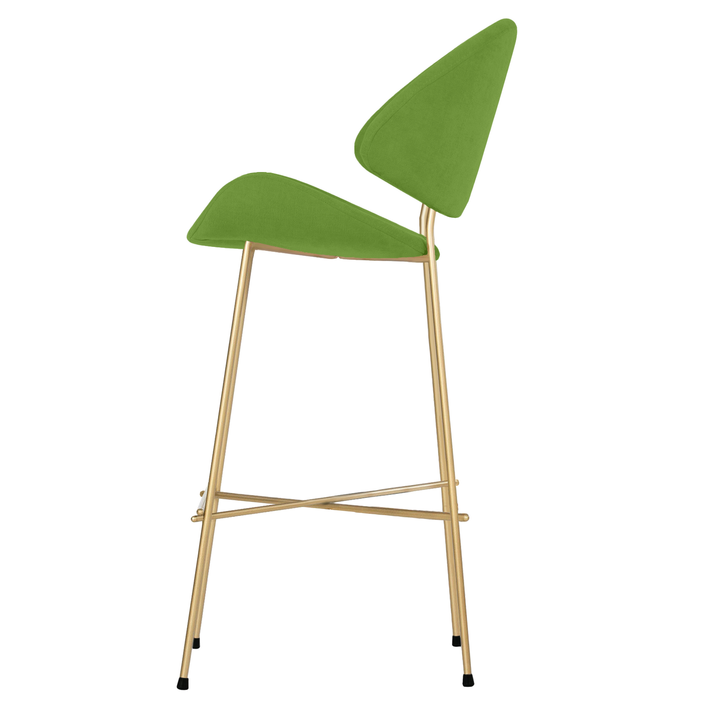 Bar stool Cheri Bar Trend Gold High - Green