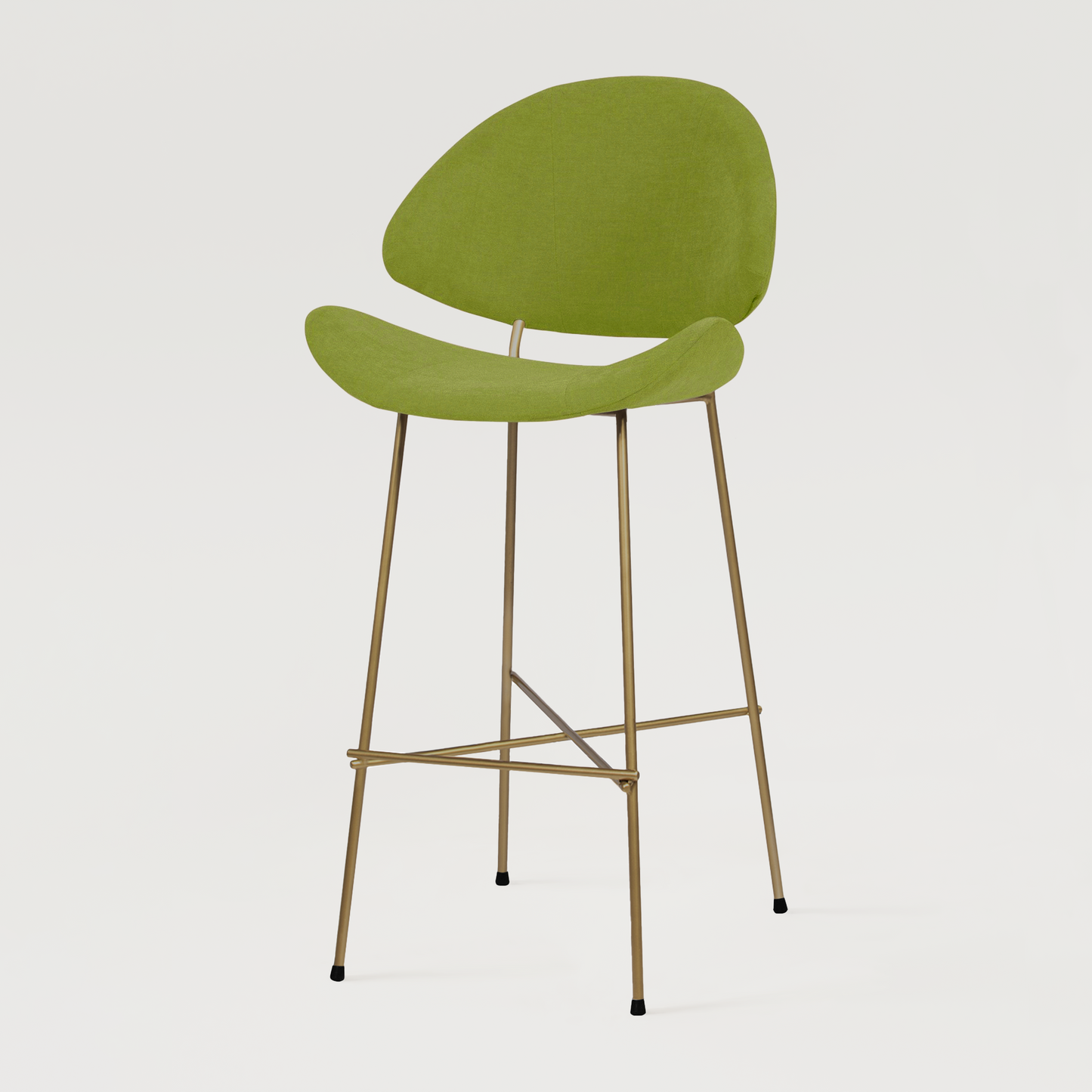 Bar stool Cheri Bar Trend Copper High - Green