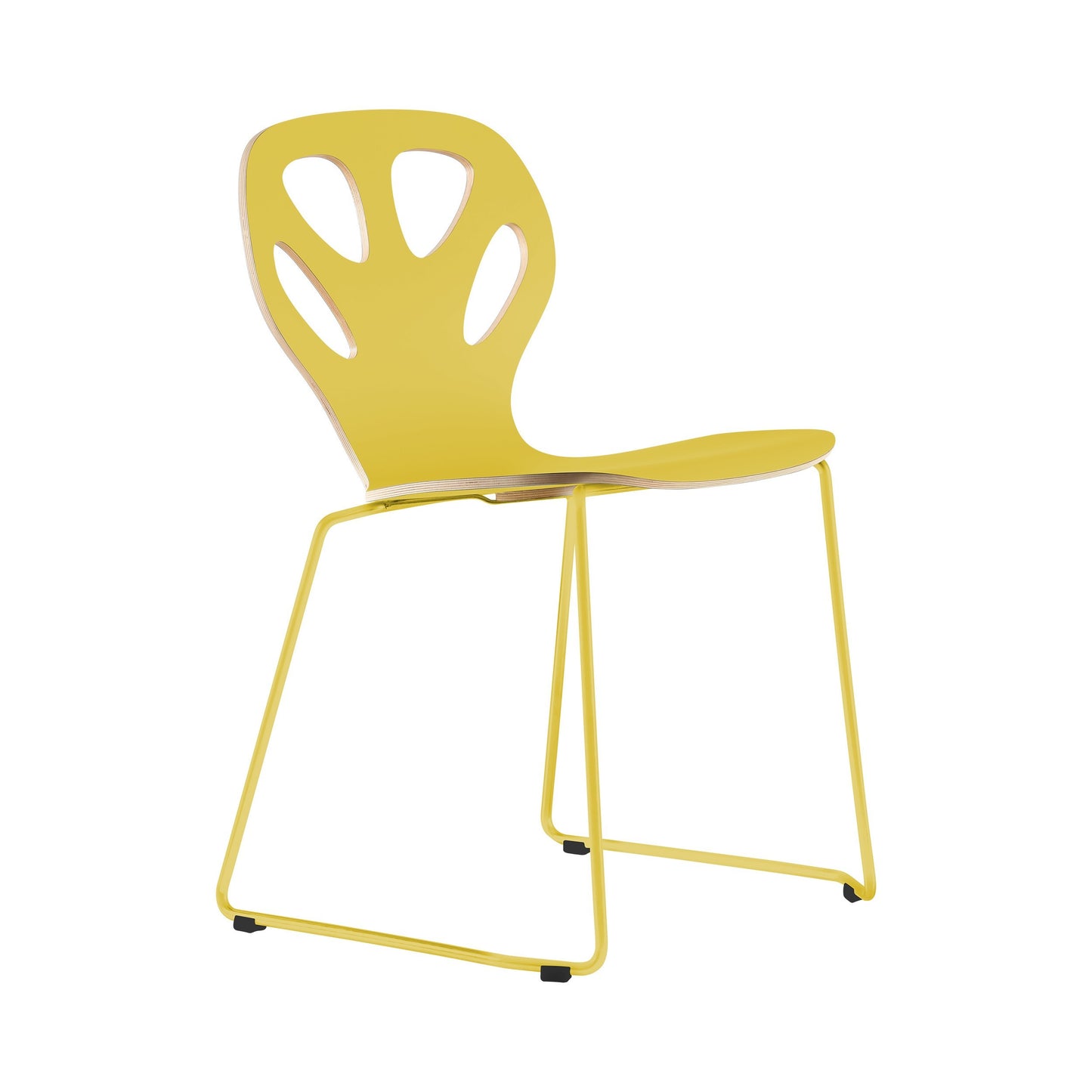 Chair Maple M01 - Yellow