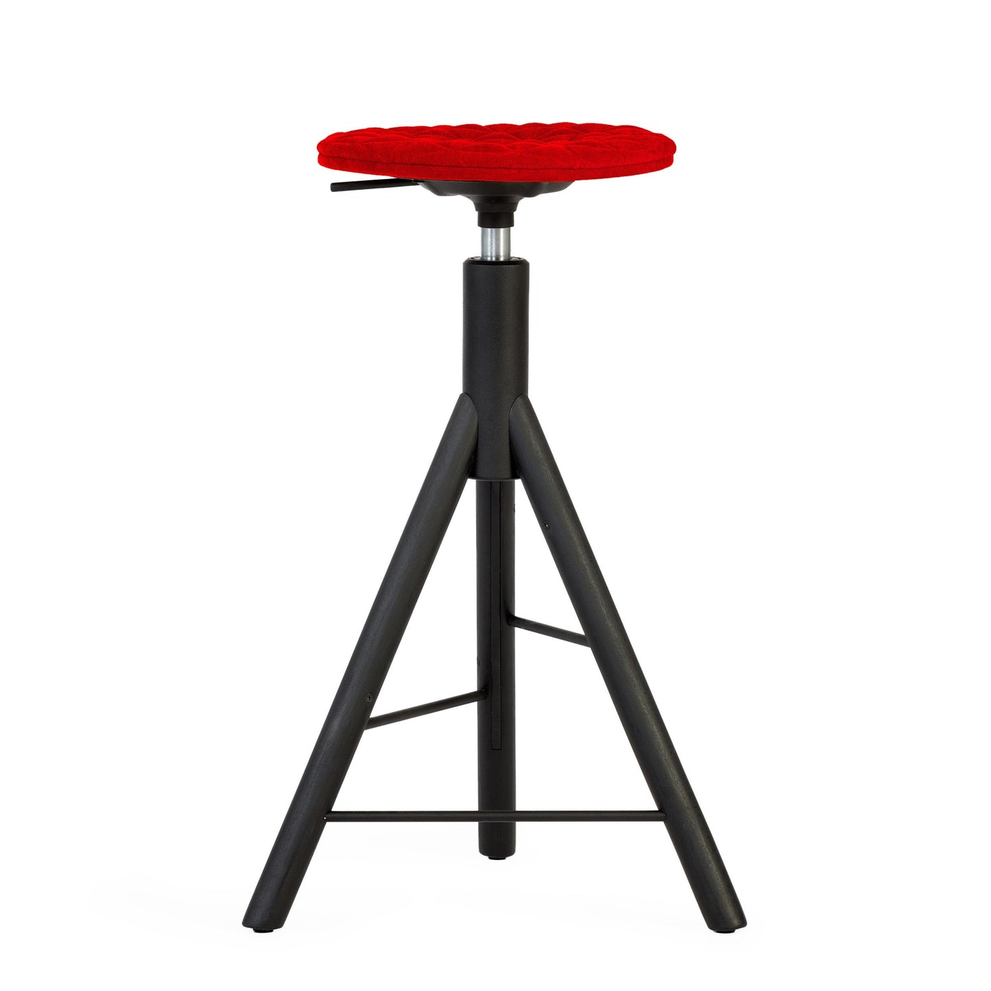 Bar stool Mannequin Bar 01 black - Red