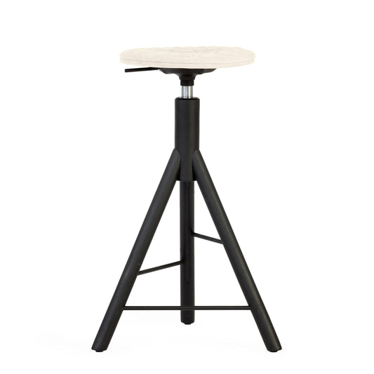 Bar stool Mannequin Bar 01 black - Ecru