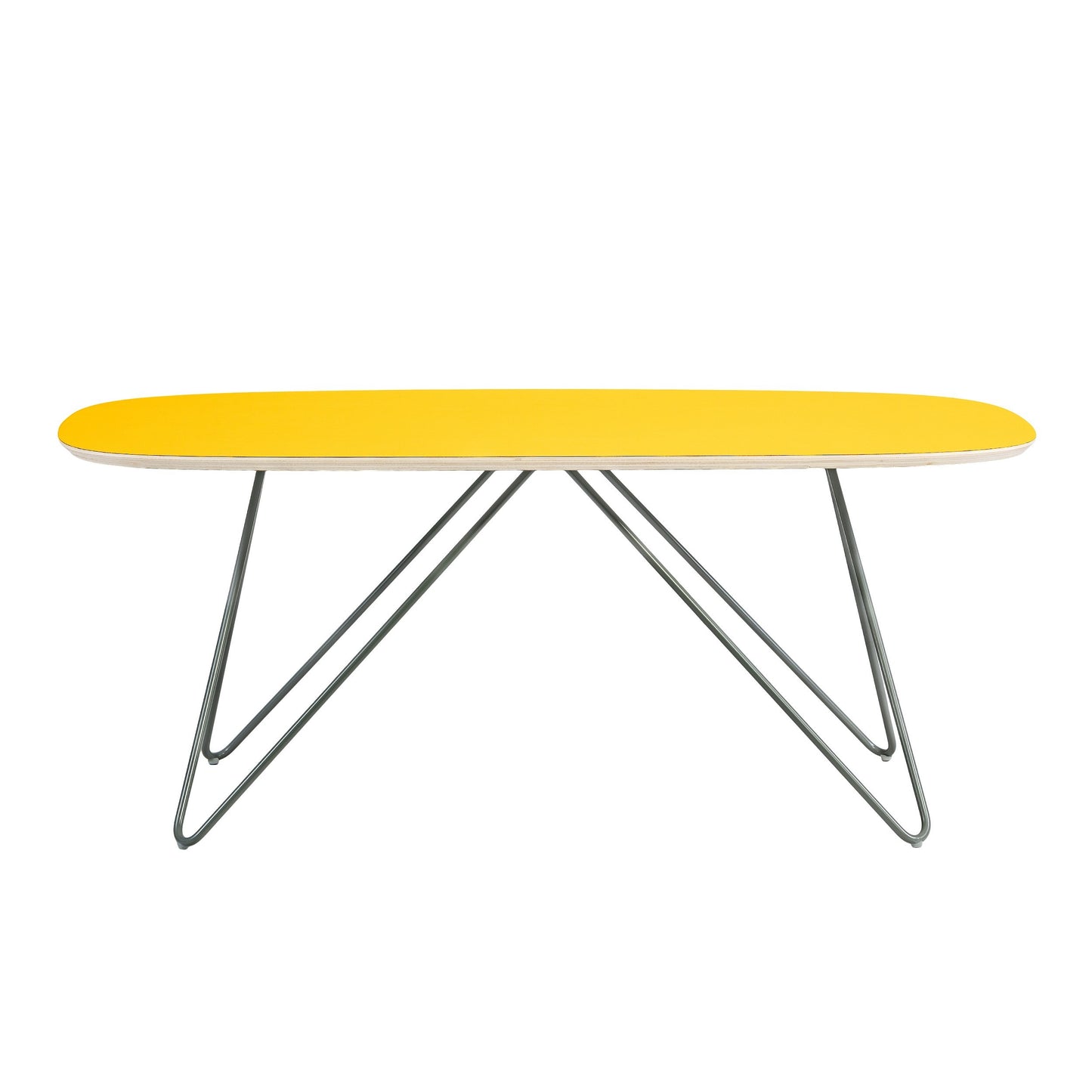 Coffee table Zig-Zag DL - Yellow