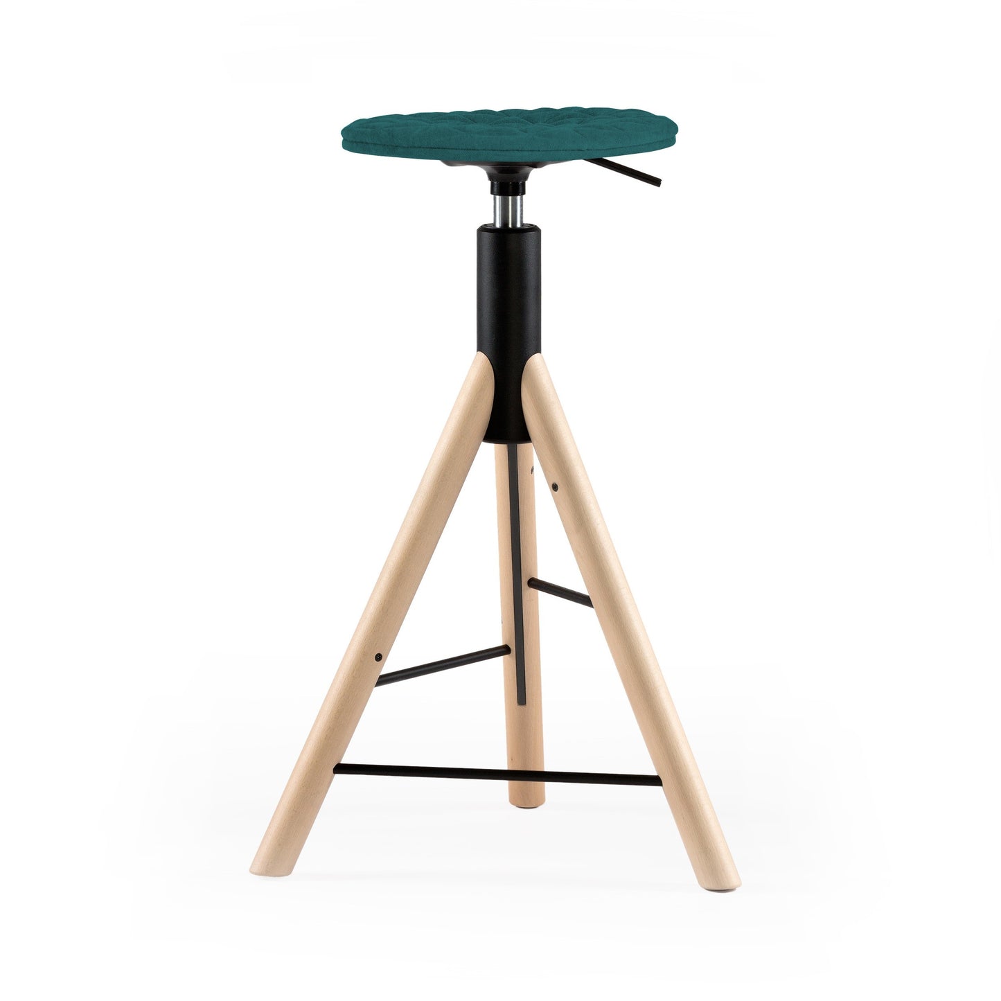 Bar stool Mannequin Bar 01 natural - Turquoise