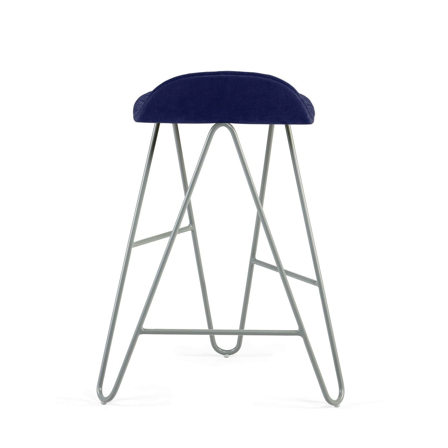 Bar stool Mannequin Bar 02 Low - Navy Blue