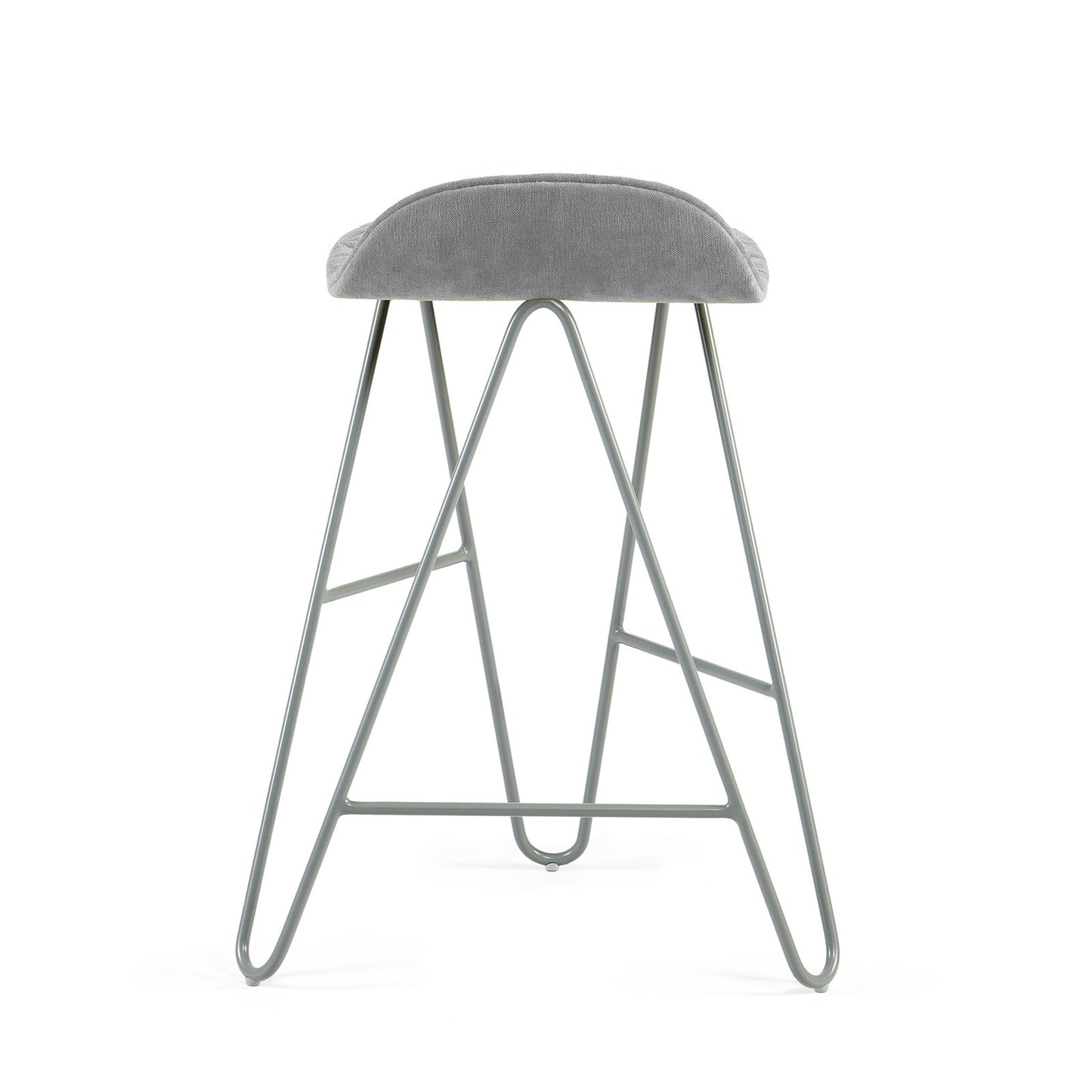 Bar stool Mannequin Bar 02 Low - Light Grey