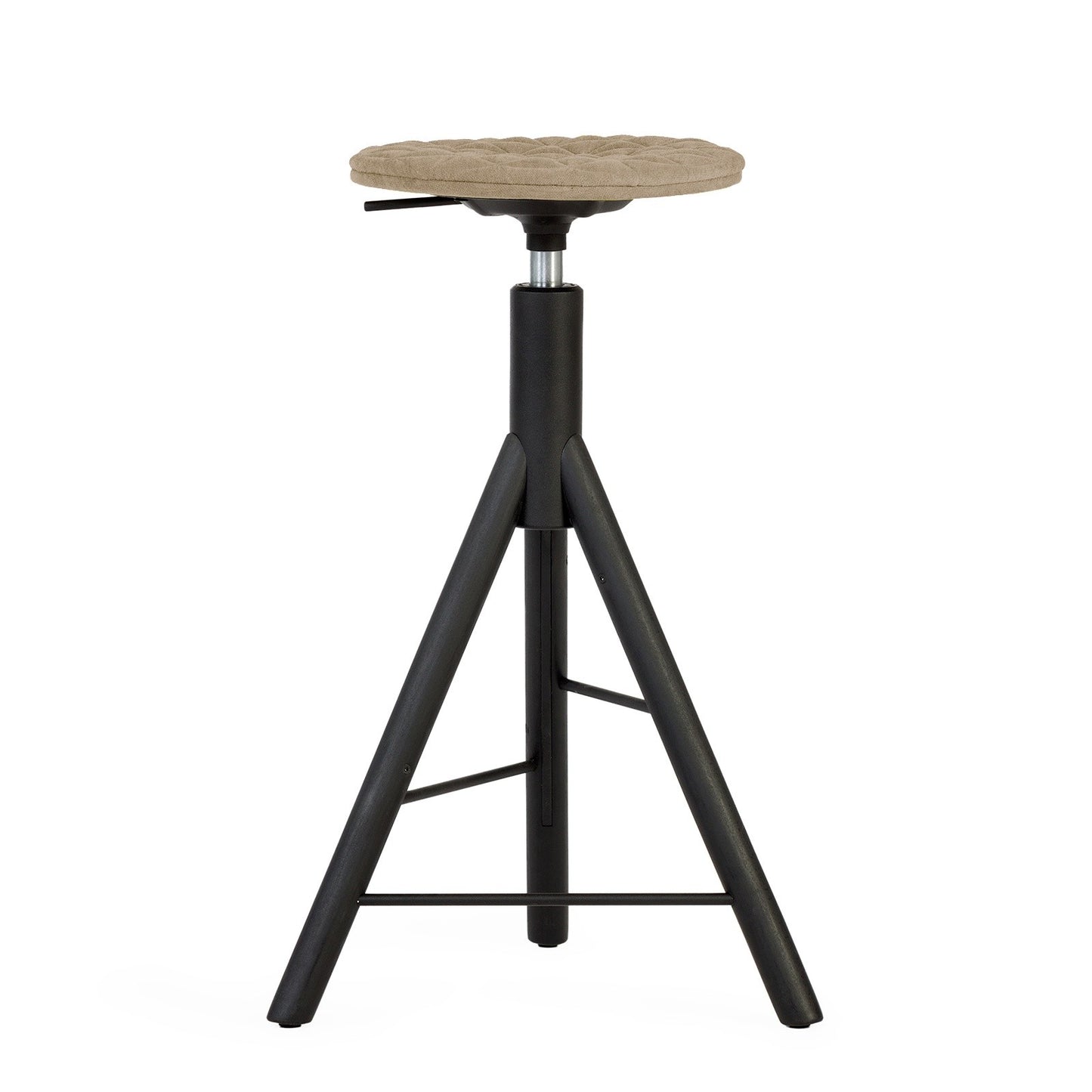 Bar stool Mannequin Bar 01 black - Coffee